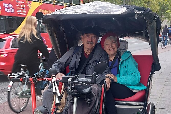 1 Hour Private Amsterdam Rickshaw Tour - Price and value for two people on a private cart