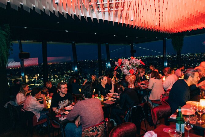A'DAM LOOKOUT Entry Ticket with Food & Drink Options - Food and drink packages: Skybar drinks, burger slots, and reserved dining