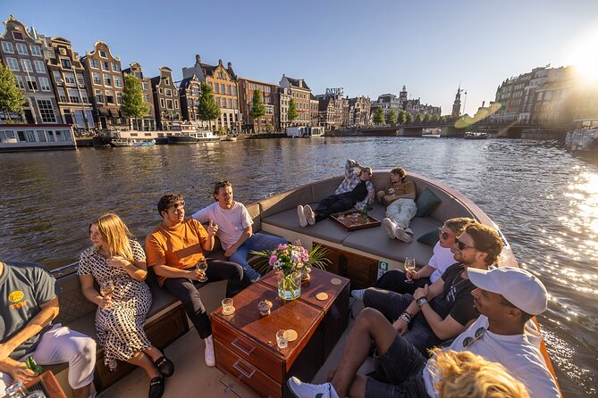 Amsterdam 2 Hour Small-Group Canal Cruise with Dutch Snacks & Bar - Boat comfort, Dutch snacks, and the onboard bar setup