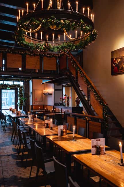 Amsterdam: 3-Course Typical Dutch Menu at In de Waag - 300 real candles and the romantic dinner vibe