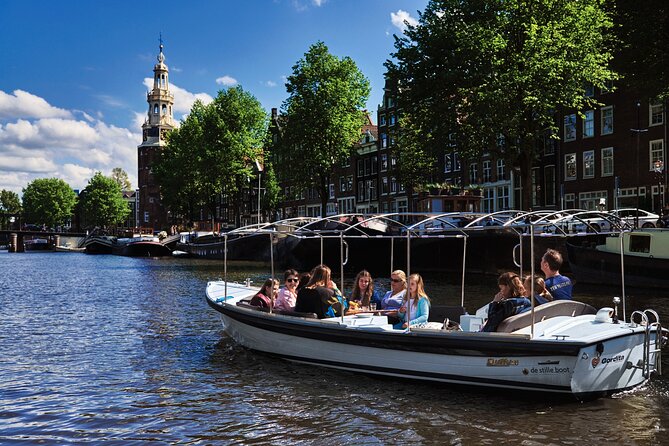 Amsterdam: 60-Minute Guided Private Canal Cruise with Drinks - The Jordaan Canals: Narrow Streets Without the Crowds