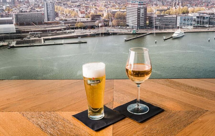 Amsterdam: A'DAM Lookout Entry Ticket with 1 drink - Why this lookout beats a random canal view