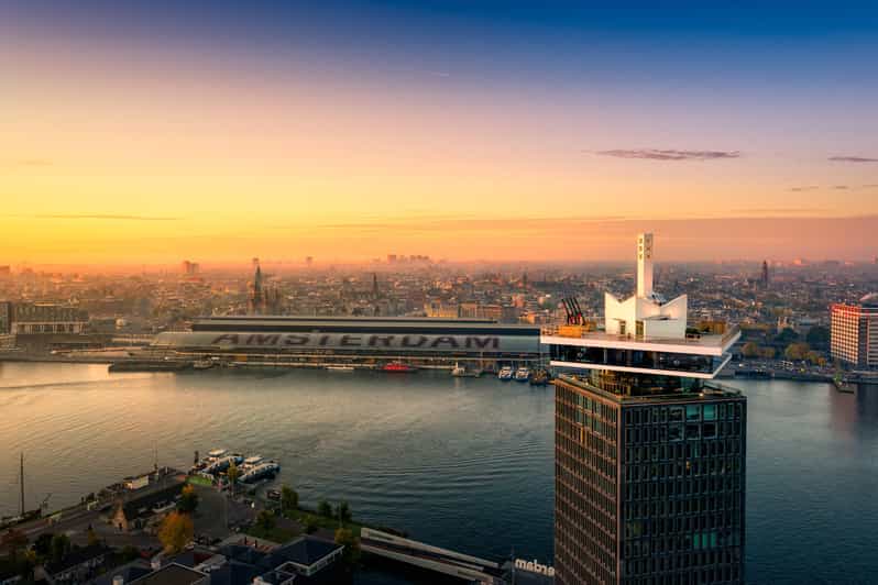 Amsterdam: A'DAM Lookout Entry Ticket with Burger - From the Elevator to the Audio Tour: What Happens After You Enter
