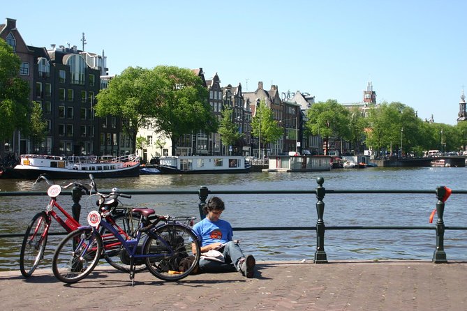 Amsterdam: Bike Rental - The MacBike setup: front brakes, two locks, safety lights