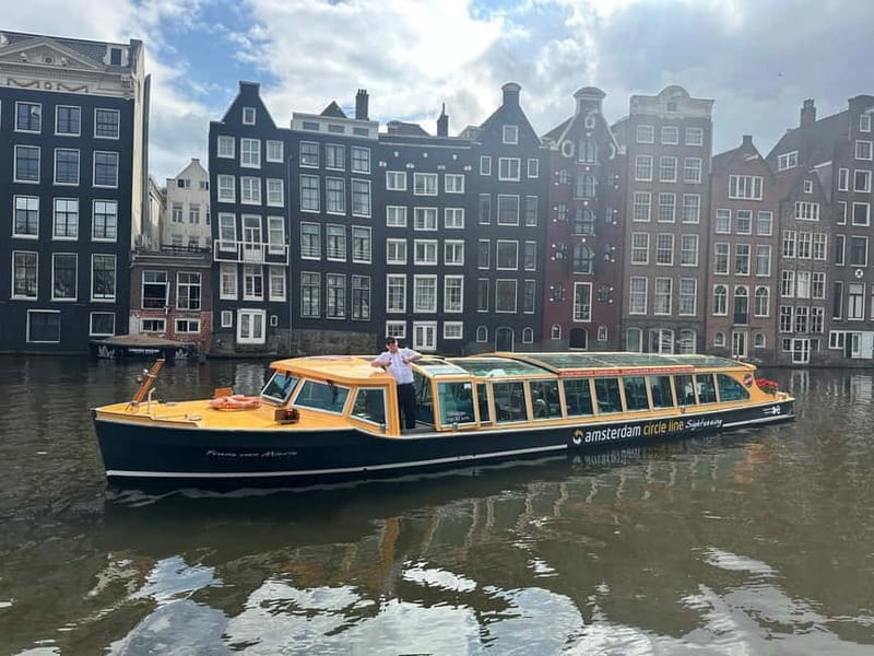 Amsterdam: Burger Cruise - Burgerbar & Canal Cruise - Skipper Stories in English, Plus an Audio Guide