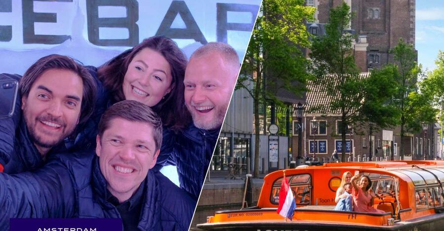 Amsterdam: Canal Cruise and Entrance to Xtracold Icebar - How the audio guide actually helps you read Amsterdam from the water