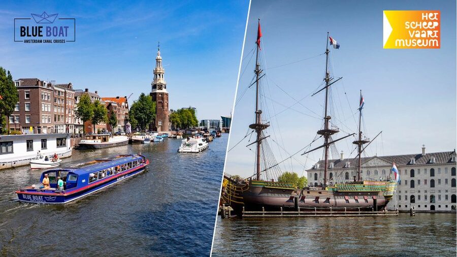 Amsterdam Canal Cruise and Maritime Museum Combined Ticket - Audio guide in many languages, plus small-group comfort