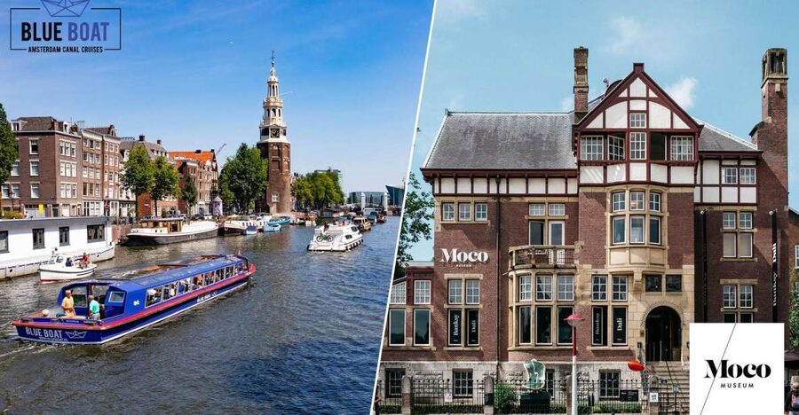 Amsterdam: Canal Cruise and Moco Museum Combined Ticket - The exact sights you pass, and why they matter from the water