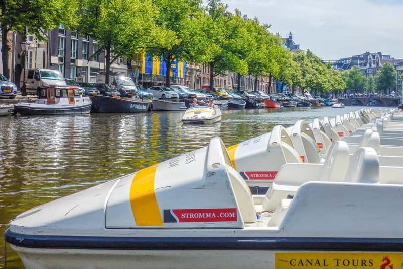 Amsterdam: Chart Your Own Canal Course by Pedal Boat - Skipper guidance with room for your own plan