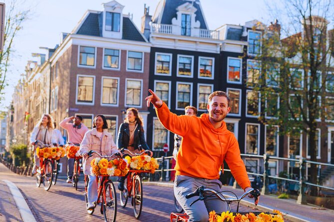 Amsterdam City Top Highlights Guided Bike Tour - Entering the highlights: Anne Frank House to the canal ring