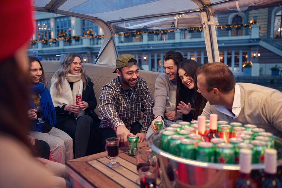 Amsterdam: Covered Canal Booze Cruise with Unlimited Drinks - Quick hits before you step on board