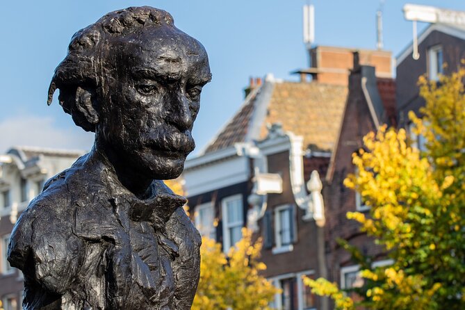 Amsterdam: Cultural Highlights in English/German/Italian - Multatuli Statue, Colonial Era, and One Book’s Cultural Weight