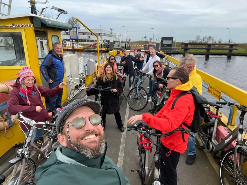 Amsterdam: Dutch Countryside E-Bike with Cheese & Clogs - The Admiral windmill: a classic Dutch icon, not just a distant view