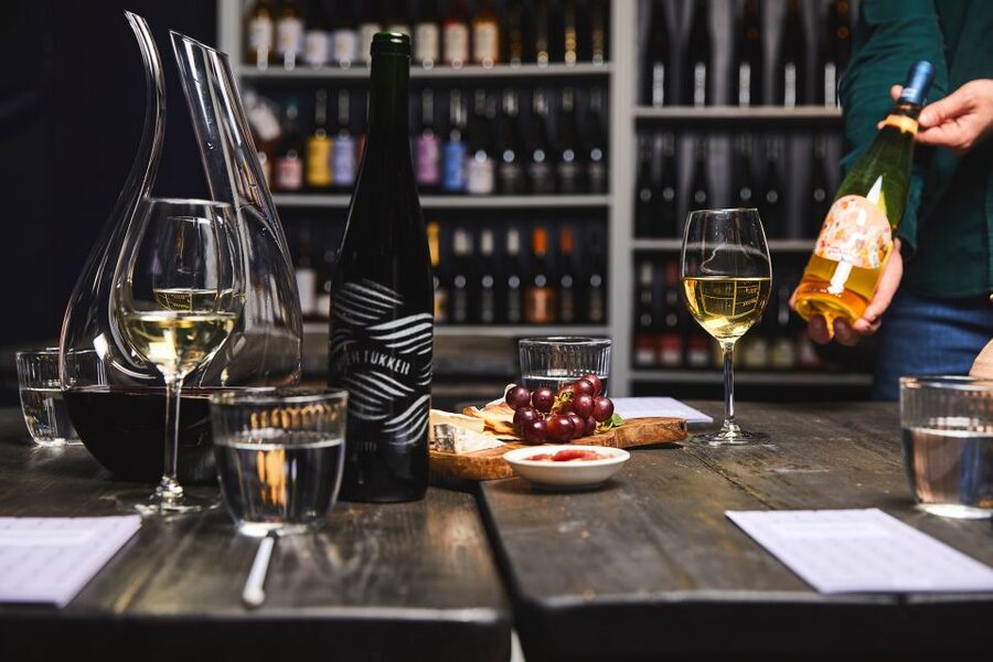 Amsterdam: Dutch Wine Tasting with Sommelier - Finding Design & Wijn and stepping into the speakeasy vibe