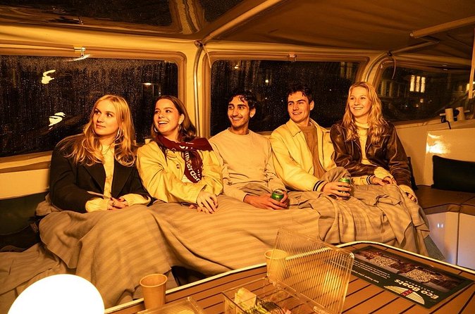Amsterdam Evening (Sunset) Canal Cruise with optional drinks - Skipper talk in English, and how to make it audible