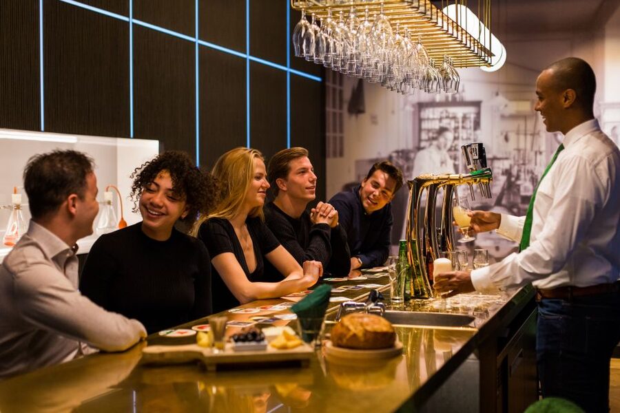 Amsterdam: Exclusive Heineken Experience VIP Tour Ticket - The hidden bar beer tasting: five premium beers and bites