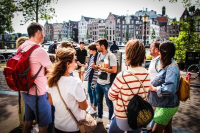 Amsterdam full day tour: Walking, Biking & Cruising