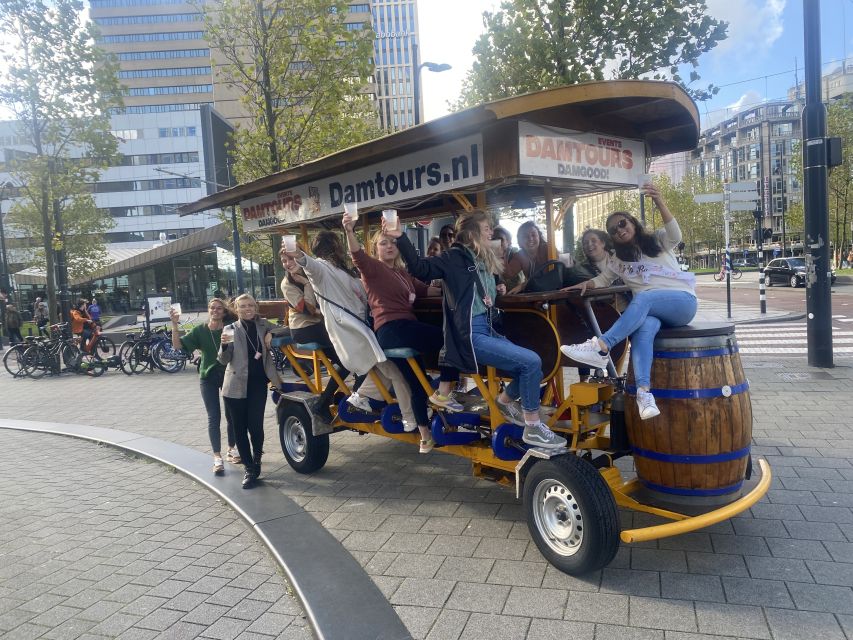 Amsterdam: Guided Beer Bike or Prosecco Bike Tour - Key highlights to know before you book