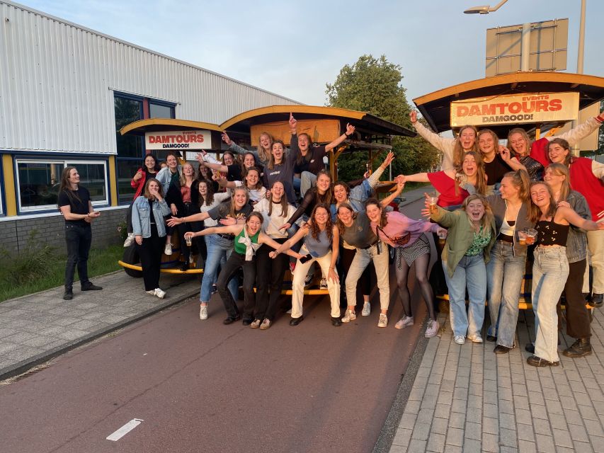 Amsterdam: Guided Beer Bike or Prosecco Bike Tour - Price and value: $41 for a beer-and-party format