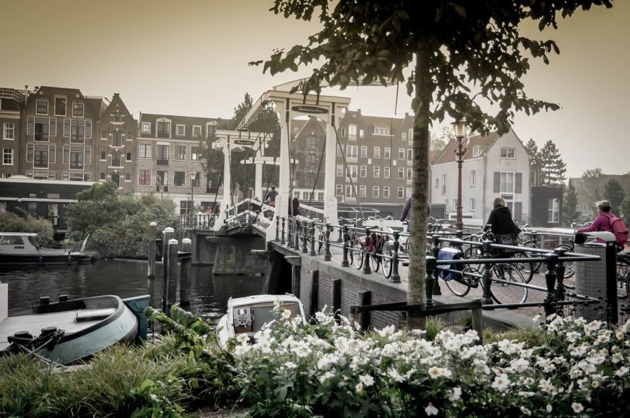 Amsterdam: Guided City Bike Tour in French - Entering Amsterdam by bike, starting at IJdok 47