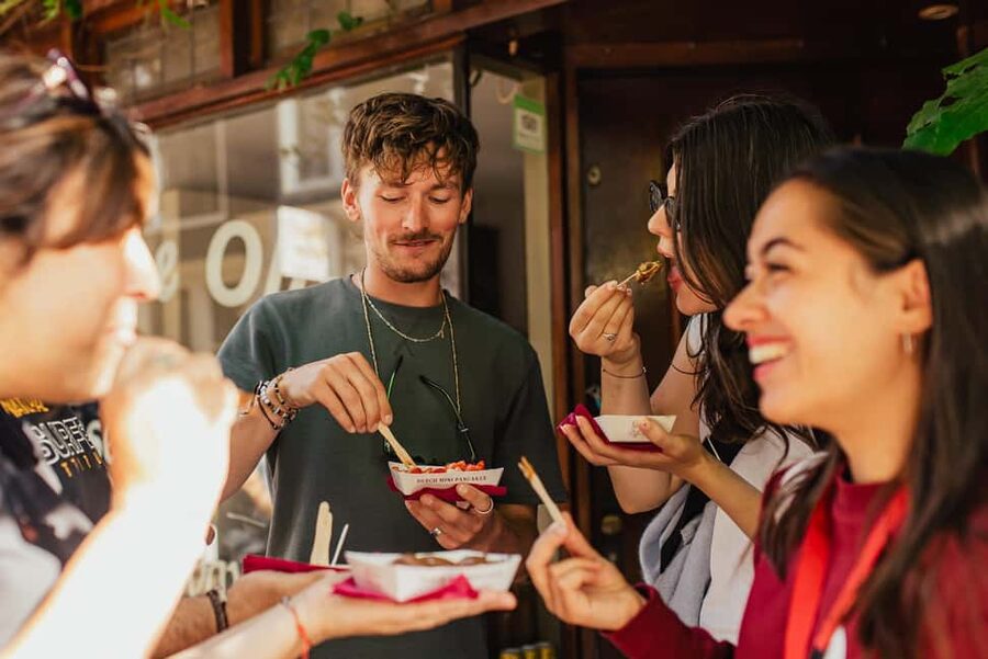 Amsterdam: Guided Cultural Food Tour in English or German - Multatuli Statue and Begijnhof, food plus meaning in quiet corners
