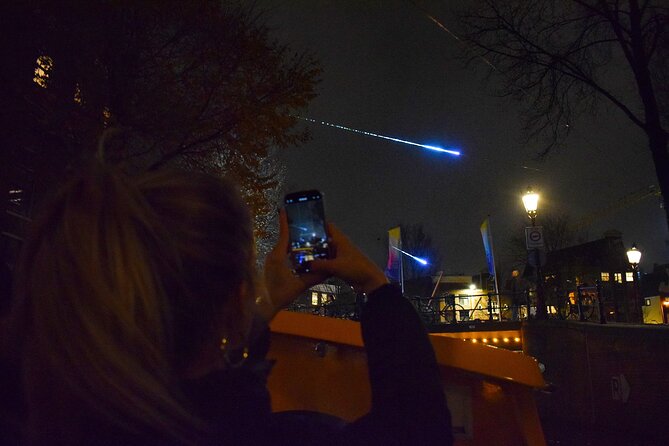 Amsterdam: heated Light Festival Cruise | Incl. Drinks Option - Melkmeisjesbrug and the Long Bridge Story