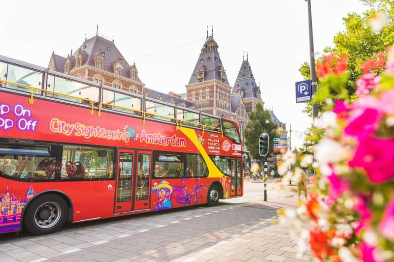 Amsterdam: Hop-On Hop-Off Bus and Boat options - The Bus Ride: 10 Stops, Audioguides in 16 Languages, and WiFi