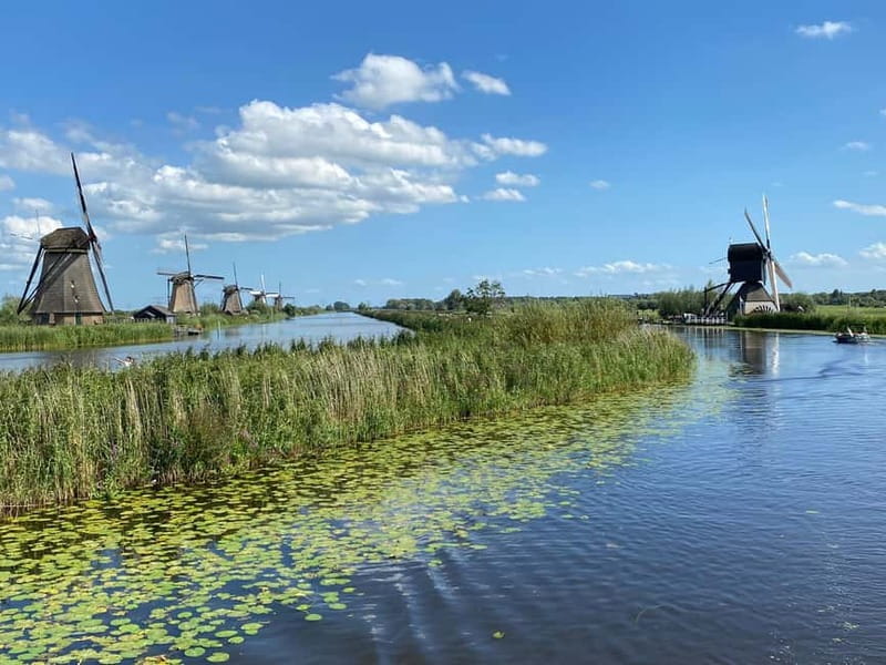 Amsterdam: Kinderdijk, Euromast, Delft and Den Haag Day Tour - Delft on foot: canals, gables, and a calmer kind of pretty