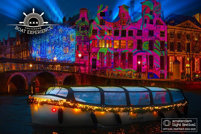 Amsterdam Light Festival: Canal Cruise + Bite & Unlimited Drinks - Unlimited Drinks and a Small Snack: Worth It for Most People