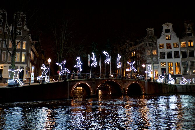 Amsterdam Light Festival Canal Cruise + Unlimited Drinks Option - Private group advantage: more than just branding