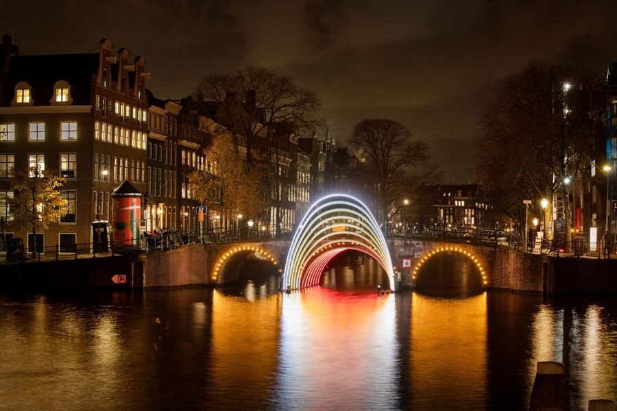 Amsterdam: Light Festival Canal Cruise w/Snack and Hot Drink - Why the Light Festival looks different from a canal boat