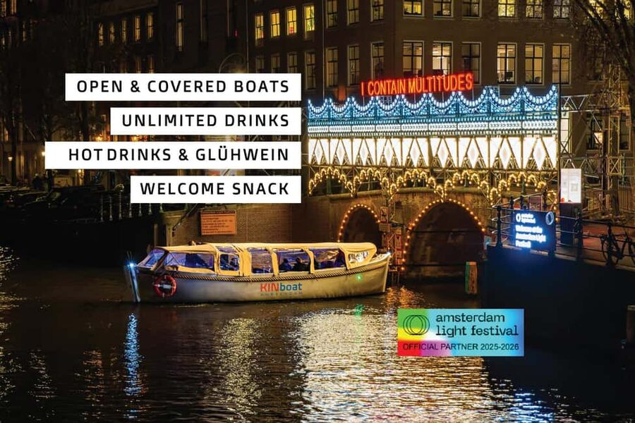 Amsterdam: Light Festival Canal Cruise w/Snack and Hot Drink - Amsterdam’s Central Station start point, and how to avoid stress