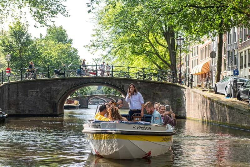 Amsterdam: Open Boat Canal Cruise (with Free Spritz Option) - Where you board, Leidsebosje 2, Damrak 22, or Stromma Canal Tours