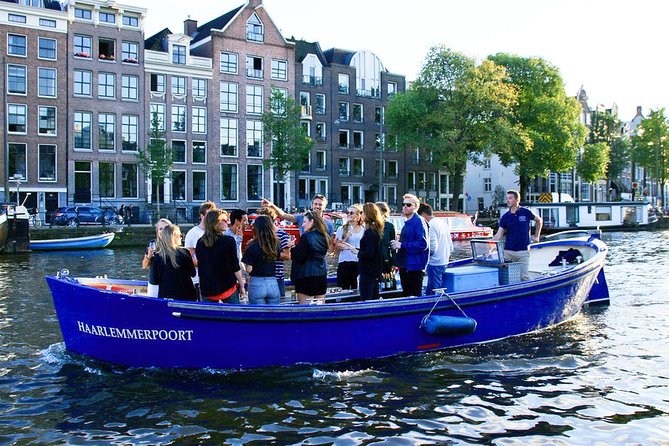 Amsterdam Open Boat Sightseeing Canal Cruise - InterContinental Amstel Amsterdamm, NEMO, and the Modern City Layer