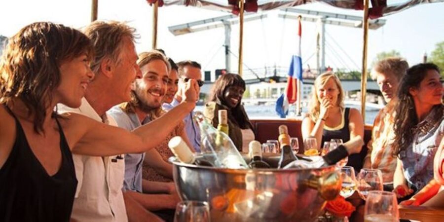 Amsterdam: Private Luxury Cruise with Pizza and Drinks - The Core Route: Prinsengracht, Wester Church, and Canal Belt Views