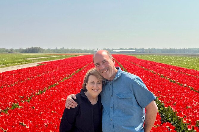 Amsterdam Private Tour to Keukenhof, Tulip Fields and Windmills - Airport pickup and the extra €50 cash payment