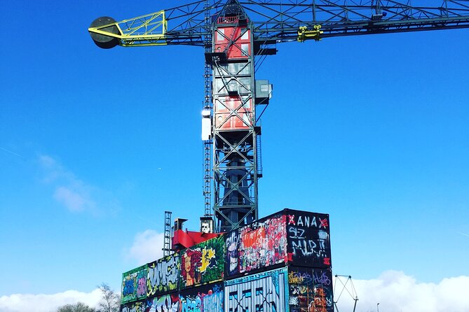 Amsterdam's Hidden Gems and Street Art Bike Tour - Pontsteiger ferry to Houthavens: architecture on the move