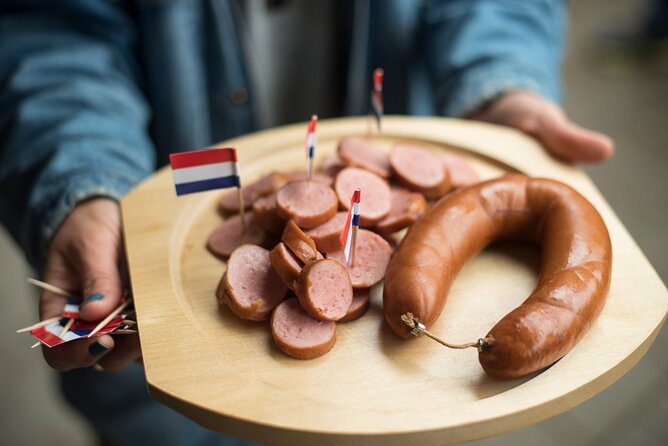 Amsterdam's Market Street Food Tour with Streat Bites - What you eat: stroopwafels, Dutch fries, herring, and more
