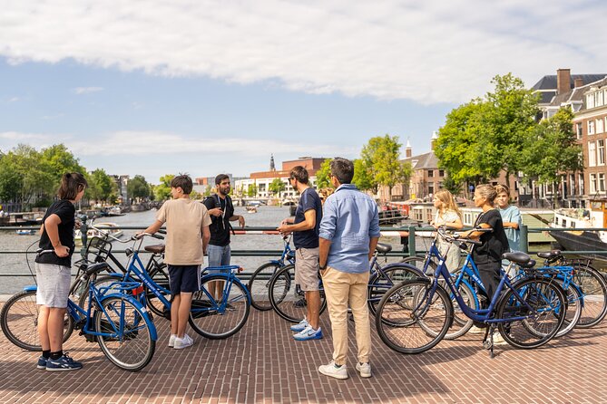 Amsterdam Small-Group Bike Tour With Canal Cruise, Drinks, Cheese - Museumplein and the City’s Best-Known Park Break