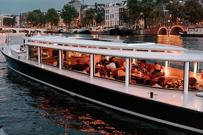 Amsterdam Small-Group Evening Canal Cruise Including Wine, Craft Beer, Cheese - The route: Jordaan, Prinseneiland, Skinny Bridge, and the big landmark loop