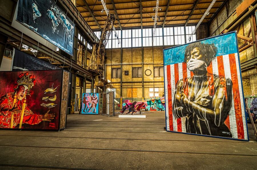 Amsterdam: Streetart Museum STRAAT Entrance Ticket - Panoramic deck and cafe breaks when you need warmth