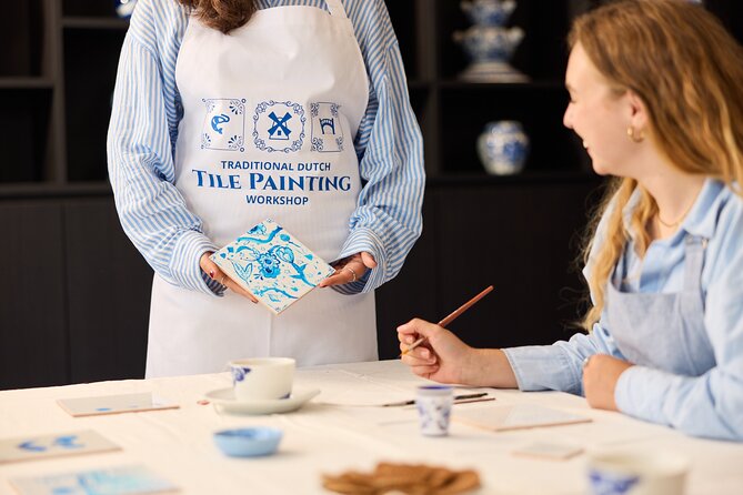Amsterdam Traditional Dutch Blue Tile Painting Workshop - Your take-home tile, plus the one airport wrinkle to know