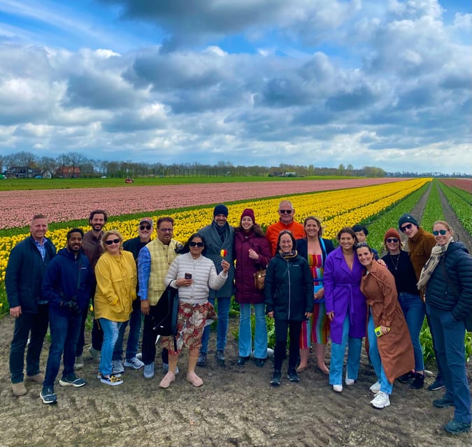 Amsterdam: Tulip Fields Day Tour with Lunch & Windmill - Middenbeemster Photo Stops: Calm Views and Guided Context