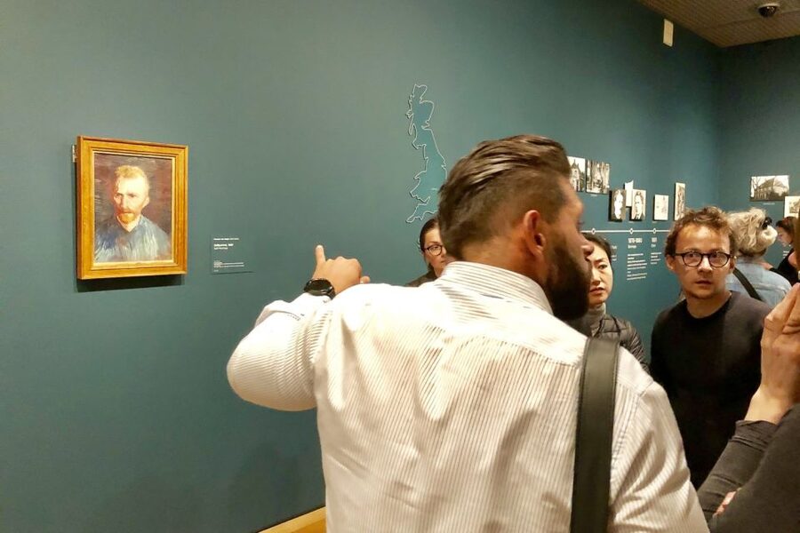 Amsterdam: Van Gogh Museum Masterpieces Tour up to 8 guests - Timed entry outside the museum entrance, starting at Cobra Café
