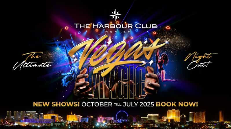 Amsterdam: VEGAS Dinner Show with 3-Course Sharing Menu - Seating in Amsterdam VEGAS: choose closeness, side view, or balcony oversight