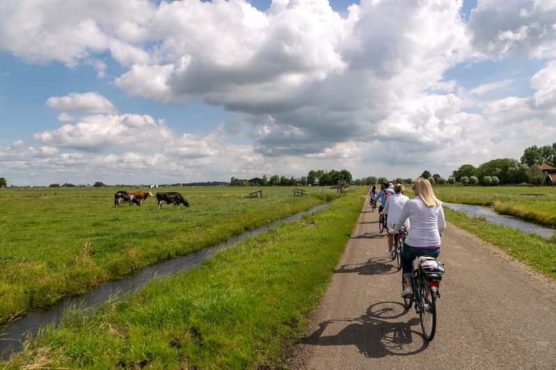 Amsterdam: Windmill, Cheese, and Countryside E-Bike Tour - ADAM Tower viewpoints, then the first windmill stop