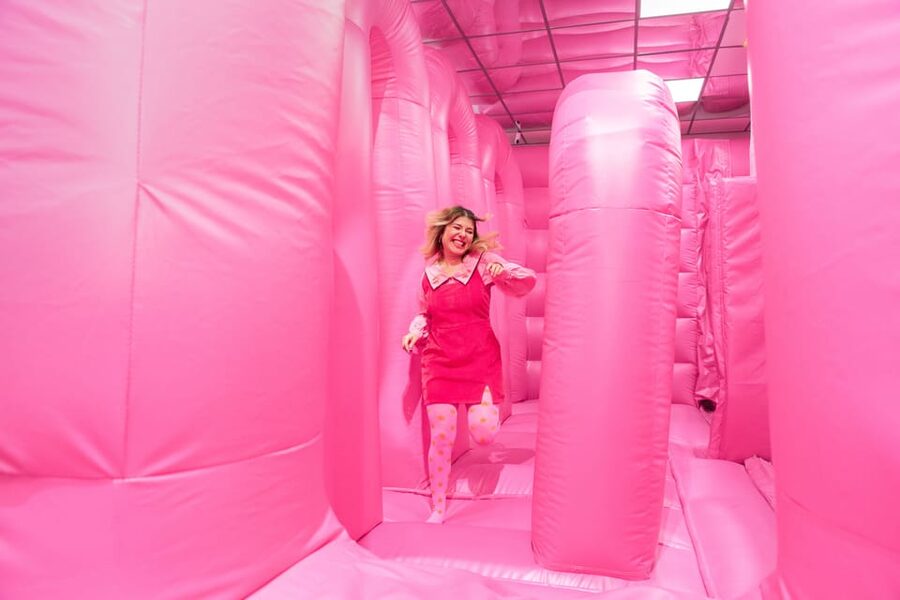 Amsterdam: WONDR Experience SpongeBob Special - The ball pit and marshmallow pool, where the fun gets physical