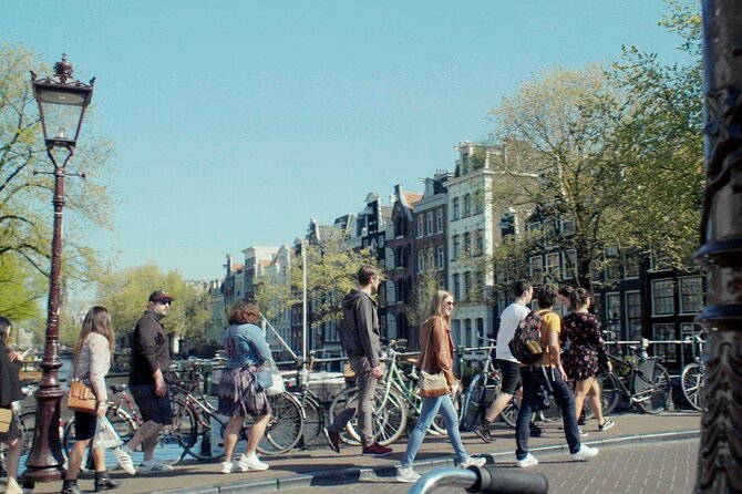 Anne Frank's Last Walk & See Anne Frank House in Virtual Reality - Johnny Jordaanplein and Westerkerk: music, then the church ties you to the wider past
