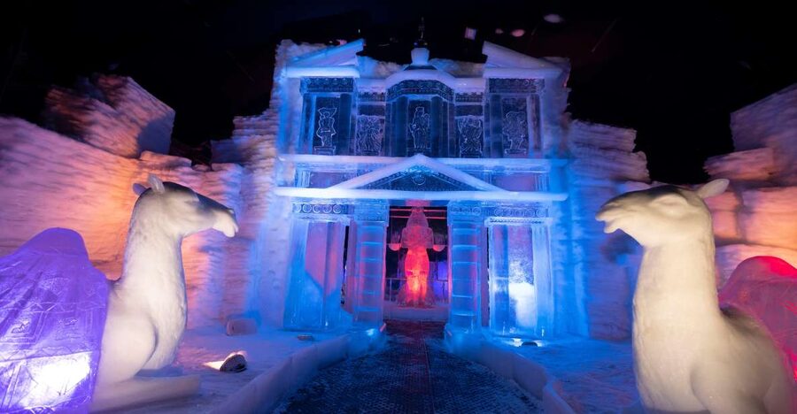 Biddinghuizen: Dutch Ice Sculpture Festival Entry Ticket - Dress for -10°C, then warm up like a pro