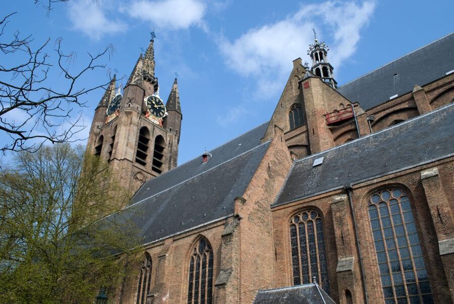 Delft: Entrance Ticket for the Old and New Churches - The graves you came for: Vermeer, Piet Hein, and van Leeuwenhoek